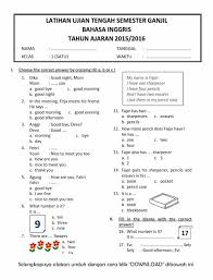 Pdf) contoh soal bahasa inggris kelas 9 smp | balgis baswedan &mldr; Free Download Soal Uts Bahasa Inggris Sd Guru Jpg