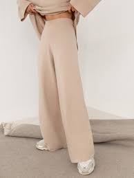 Diy velour wide leg pants / ベロアワイドパンツの作り方 / 옷만들기 / 手作教學 / costura / sewing tutorialㅣmadebyaya. Lichi Online Fashion Store Ribbed Knit Wide Leg Pants