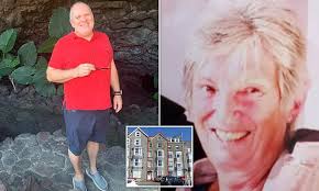 Homeowner 'calls woman, 71, a "scumbag" as she lay dying after he dragged  her down stairs'