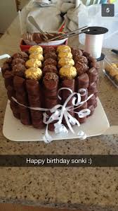 Pin By Kathleen Nguyen On Sweeets Ferrero Rocher Cake Chocolate Fruit Cake Fun Desserts