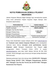 Jabatan imigresen malaysia negeri selangor, tingkat 2, kompleks pkns, 40550 shah alam selangor tel: Kompleks Pkns Shah Alam Buat Anda Yang Tertanya Tertanya Imigresen Selangor Akan Mula Beroperasi Pada 13 Mei 2020 Ini Dapatkan Maklumat Lanjut Di Laman Web Dan Facebook Rasmi Imigresen Selangor Hari Ini Komplekspknsshahalam