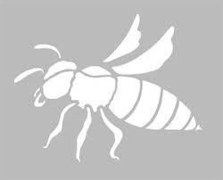 Pochoir Adhesif 8 X 6 Cm Abeille Pochoir Abeille Motif Dessin