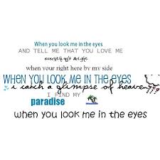 When You Look Me In The Eyes The Jonas Brothers Jonas Brothers Favorite Lyrics Lyrics
