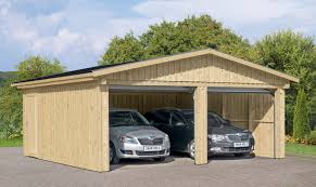 Garage Skanholz Falun Doppelgarage Holzgarage Bausatz Verschiedene Ausfuhrung Vom Spielgerate Fachhandler