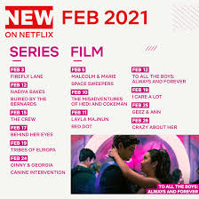 Available on netflix in feb. Facebook
