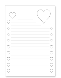 Herz zum ausdrucken kostenlos / valentinstag herzen zum ausdrucken : Briefpapier Liebesbrief Herzen Kostenlos Ausdrucken