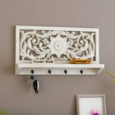 Measure down from the ceiling height you want on the shelf. Wall Shelf Upto 55 Off Buy Wooden Wall Shelves Online In India