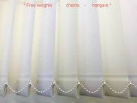 Kostenlose lieferung für viele artikel!. Custom Made Vertical Blind Slats Premium White Cream Grey Black 89mm 3 5 Wide Ebay