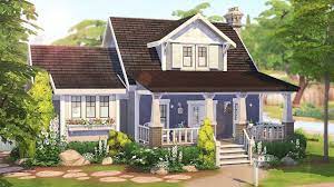 Single Dad Bungalow The Sims 4 Speed Build Sims House Sims House Plans Sims House Design