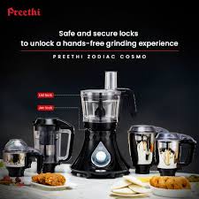 How safe is your holiday kitchen? Preethi Kitchen Appliances Forget About Splashes In A Flash Prevent Accidental Spillages With Optimized Jar And Lid Locks To Enjoy A Stress Free Cooking Preethikitchenappliances Indiankitchen Preethizodiaccosmo Kitchenassistant