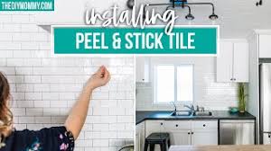 Home repair skill levels explained. How To Install Peel And Stick Tile Backsplash Because It S So Easy Youtube