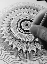 One Line At A Time By Work The Angle Mandala Process Sacredgeometry Blackink Ink Meditation Mandala Design Art Zen Doodle Art Zentangle Art