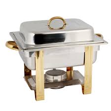 Stainless Steel Gold Accented Chafer 4 Qt Sam S Club In 2021 Chafing Dishes Food Warmers Food Warmer Buffet