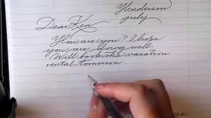 Tips For Improving Cursive Writing Youtube Cursive letters are almost always connected together to make writing quicker.