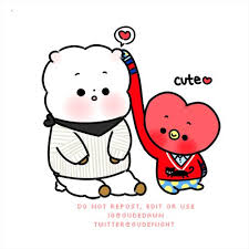 Коллекция пользователя niko kim • последнее обновление: Cheese Loading Ar Twitter Cute Ears Rj Tata Bt21 Bt21