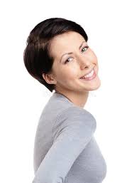 Donna Gioiosa Con Bouquet Di Tulipani Gialli in Un Parco in Fiore. Donna  Felice Con Dei Fiori Nel Parco Primaverile. Ritratto a Pi Immagine Stock