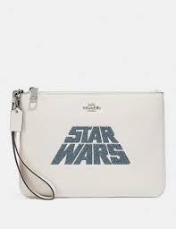 Star Wars X Coach Gallery Pouch With Glitter Motif Lv Handbags Pouch Star Wars