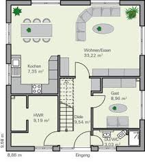 Hauser Individuell Geplant Und Massiv Gebaut Haus Grundriss Haus Grundriss Einfamilienhaus