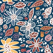 See more ideas about dresses, fashion, style. Seamless Floral Pattern Hand Drawn Child S Drawing Flowers Royalty Free Cliparts Vectors And Stock Illustration Image 160088170