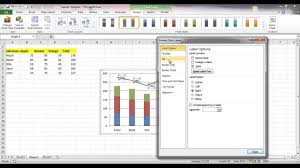 add total label on stacked bar chart in excel