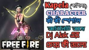 Each character in free fire has a unique ability, and kapella can increase the effects of healing items and healing skills, and can also she also has her own stunning character set called the pop singer set. Free Fire New Character Kapela Full Ability In Bengali Garena Free Fire Kapella Character Full Youtube