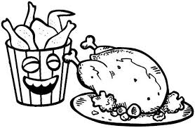 Pin On Fried Chicken Coloring Pages