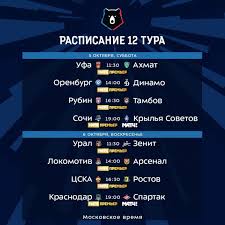 Чепионат россии по футболу календарь. Chempionat Rossii Po Futbolu 2019 2020 Raspisanie 12 Go Tura Rpl 5 6 Oktyabrya 2019