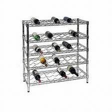 Each features curved rungs that cradle wine for secure storage. Wire Wine Rack The Shelving Store