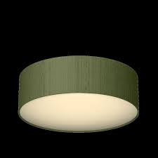 Guaranteed low prices on all modern lighting and accessories + free shipping on orders over $75! The Light Shade Studio Pao5076 Led Paolo Led Flush Ceiling Fitting With Olive Green 100 Silk Shade Castlegate Lights