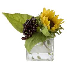 3,234,774 likes · 1,362 talking about this. Peony Sunflower Round Berries Faux Flowers In A Glass Vase Qvc Uk
