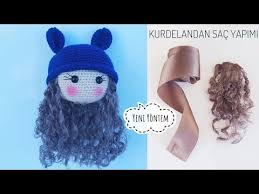 18 Amigurumi Kivircik Sac Yapimi How To Make Amigurumi Hair From Ribbon Youtube In 2021 Crochet Hats Crochet Amigurumi