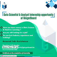 Data Science Internship 2020 Data Science Science Internships Data Analytics