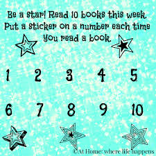 Be A Star Reading Chart At Home