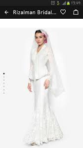 Rizalman S Bridal Collection Bridal Dresses Lace Modest Wedding Gowns Malay Wedding Dress