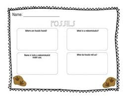 This one page handout explains how fossils are made and the kinds of fossils paleontologists study. Fossil Worksheet Science For Kids School Reading Worksheets