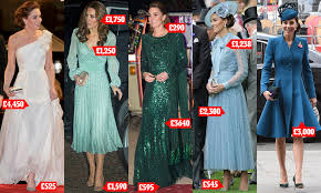 Catherine (kate), duchess of cambridge, is the wife of prince william who is queen�s grandson and second in line to the throne. Kate S 103k Shopping Bill How The Duchess Of Cambridge Splashed Out On New Clothing In 2019 Daily Mail Online