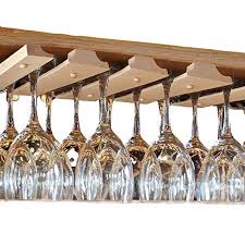 Organize stemmed wine glasses out of harms way and free up valuable shelf space with our stemware rack that mounts directly onto. The Best Hanging Wine Glass Racks I Love Wine
