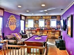 Lakers Man Cave Basketball Bedroom Decor Basketball Bedroom Boy Bedroom Design