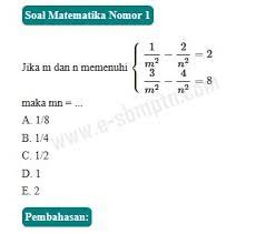 Contoh soal persamaan kuadrat sbmptn. Pembahasan Soal Sbmptn Matematika 2017 2018 Soal Utbk Sbmptn 2021 Dan Pembahasan Pdf
