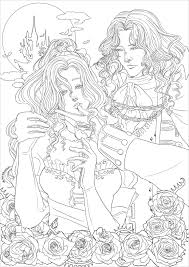 See more ideas about coloring pages, adult coloring pages, coloring books. Alucard And Maria Halloween Adult Coloring Pages