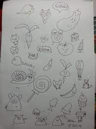 Practice Makes Perfect I Start From The Simple Character Simple Character Easy Drawings My Doodle