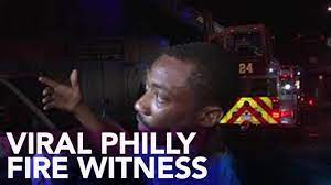 Philly Fire Witness Goes Viral For Shading Eagles Player Nelson Agholor Youtube
