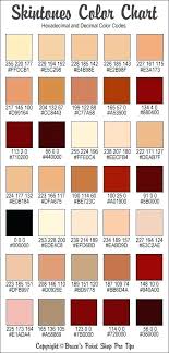 Prismacolor Skin Tone Set Color Code Chart And Hex Codes For