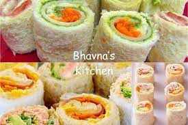 Bread Pinwheels Or Roll Ups Bhavna S Kitchen Kid Friendly Vegetarian Recipes Recipes Cooking Recipes