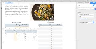 Nähmaschine oder nadel und faden. Wie In Der Numbersvorlage Rezept Ein 2 R Apple Community