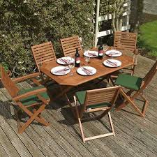 Rattan garden furniture corner sofa dining table set stools bench. Rowlinson Plumley 6 Seat Folding Hardwood Garden Furniture Set Cheap Garden Furniture Garden Furniture Sets Wooden Garden Furniture