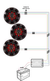 See diagram below for a typical speaker wiring. Led Wiring For Rgb Speakers And Rings Creative Audio