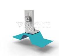 Aluminum L-Foot Brackets for Corrugated or Trapezoidal Tin ...