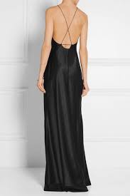 Calvin Klein Collection Silk Satin Gown Satin Gown Custom Made Prom Dress Beautiful Dresses