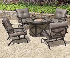 Wilson Fisher Canyon 5 Piece Fire Pit Chat Set Big Lots Fire Pit Seating Area Fire Pit Chat Set Fire Pit Furniture